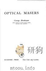 OPTICAL MASERS     PDF电子版封面     