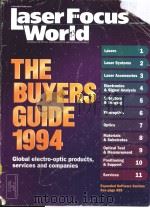 LASER FOCUS WORLD THE BUYERS GUIDE 1994     PDF电子版封面     