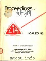 PROCEEDINGS OF THE MATERIALS PROCESSING SYMPOSIUM  LIA VOLUME 31（ PDF版）