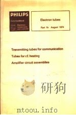 ELECTRON TUBES PART 1B AUGUST 1974     PDF电子版封面     