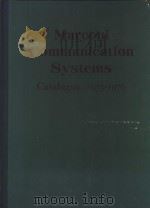 MARCONI COMMUNICATION SYSTEMS CATALOGUE 1975-1976     PDF电子版封面     