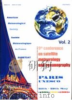9TH CONFERENCE ON SATELLITE METEOROLOGY AND OCEANOGRAPHY  VOLUME 2（ PDF版）