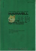 UNITED KINGDOM ATOMIC ENERGY AUTHORITY HARWELL TEX-A TEXT PROCESSING RPRGRAM FOR PDP-11 COMPUTERS     PDF电子版封面    M.M.DAVIES 