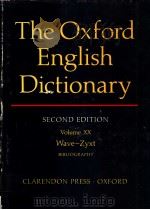THE OXFORD ENGLISH DICTIONARY  SECOND EDITION  VOLUME 20（1989 PDF版）