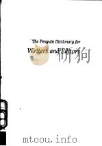 THE PENGUIN DICTIONARY FOR WRITERS AND EDITORS   1991年  PDF电子版封面     
