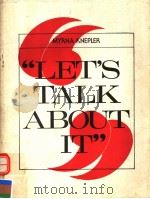 LET'S TALD ABOUT IT（1982 PDF版）