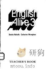 ENGLISH ALIVE 3  TEACHER'S BOOK   1980年  PDF电子版封面     