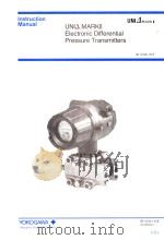 UNI△ MARKⅡ ELECTRONIC DIFFERENTIAL PRESSURE TRANSMITTERS  IM 1C5A1-01E  2ND EDITION     PDF电子版封面     
