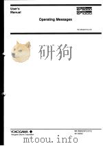 OPERATING MESSAGES  IM 33S02H10-01E  9TH EDITION     PDF电子版封面     