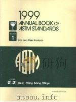 1999 ANNUAL BOOK OF ASTM STANDARDS  VOLUME 01.01     PDF电子版封面  0803126263   
