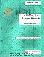 UNIFIED LNCH SCREW THREADS (UN AND UNR THREAD FORM)     PDF电子版封面     