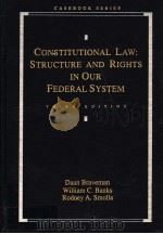 CONSTITUTIONAL LAW:STRUCTURE AND RIGHTS IN OUR FEDERAL SYSTEM  THIRD EDITION   1996  PDF电子版封面  0820527025  DAAN BRAVEMAN  WILLIAM C.BANKS 