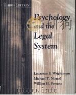 PSYCHOLOGY AND THE LEGAL SYSTEM  THIRD EDITION   1994  PDF电子版封面  0534175147   