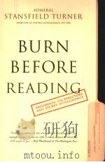 BURN BEFORE READING     PDF电子版封面     