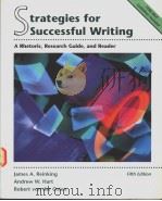 STRATEGIES FOR SUCCESSFUL WRITING  FIFTH EDITION     PDF电子版封面    JAMES A.KEINKING  ANDREW W.HAR 