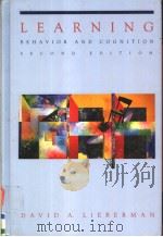 LEARNING  BEHAVIOR AND COGNITION  SECOND EDITION   1993  PDF电子版封面  0534174000  DAVID A.LIEBERMAN 