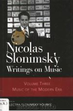 NICOLAS SLONIMSKY WRITINGS ON MUSIC  VOLUME 3（ PDF版）