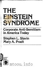 THE ENGSTEIN SYNDROME  CORPORATE ANTI-SEMITISM IN AMERICA TODAY     PDF电子版封面  0819123714  STEPHEN L.SLAVIN  MARY A.ARADT 