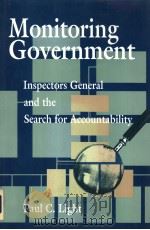MONITORING GOVERNMENT  INSPECTORS GENERAL AND THE SEARCH FOR ACCOUNTABLITY（ PDF版）