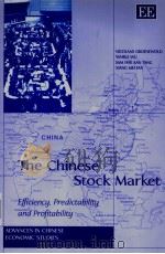 THE CHINESE STOCK MARKET     PDF电子版封面  1843766221   