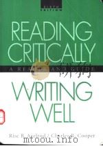 READING CRITICALLY A READER AND GUIDE  SIXTH EDITION（ PDF版）
