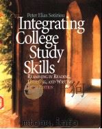 INTEGRATING COLLEGE STUDY SKILLS  REASONING IN READING，LISTENING，AND WRITING  FIFTH EDITION     PDF电子版封面     