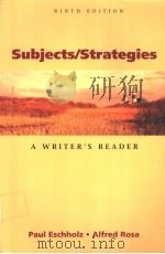 SUBJECTS/STRATEGIES A WRITER‘S READER（ PDF版）