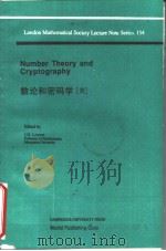 NUMBER THEORY AND CRYPTOGRAPHY（ PDF版）
