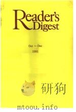 READER'S DIGEST 1991 OCT-DEC     PDF电子版封面     