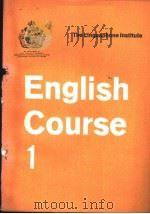 ENGLISH COURSE 1     PDF电子版封面     