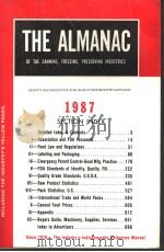 THE ALMANAC  1987     PDF电子版封面     