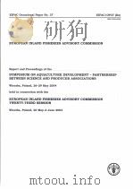 EIFAC OCCASIONAL PAPER NO.37  EUROPEAN INLAND FISHERIES ADVISORY COMMISSION（ PDF版）