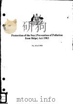 PROTECTIOPN OF THE SEA （PREVENTION OF POLLUTION FROM SHIPS）ACT 1983  NO.41 OF 1983（ PDF版）