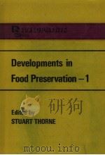 DEVELOPMENTS IN FOOD PRESERVATION  1（ PDF版）