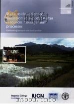 FAO WATER WATER REPORTS  30  STAKEHOLDER-ORIENTED VALUATION TO SUPPORT WATER RESOURCES MANAGEMENT PR（ PDF版）