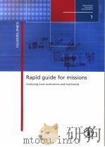 INSTITUTIONS FOR RURAL DEVELOPMENT  1  RAPID GUIDE FOR MISSIONS     PDF电子版封面  9251054290   
