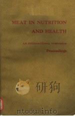MEAT IN NUTRITION AND HEALTH（ PDF版）