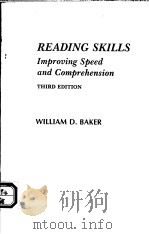 READING SKILLS  IMPROVING SPEED AND COMPREHENSION  THIRD EDITION（ PDF版）