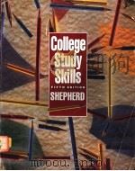 COLLEGE STUDY SKILLS  FIFTH EDITION     PDF电子版封面    JAMES F.SHEPHERD 