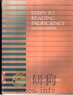 STEPS TO READING PROFICIENCY  SECOND EDITION     PDF电子版封面    ANNE DYE PHILLIPS  PETER ELIAS 