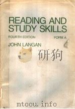 READING AND STUDY SKILLS  FORM A  FOURTH EDITION     PDF电子版封面    JOHN LANGAN 