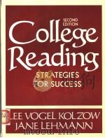 COLLEGE READING:STRATEGIES FOR SUCCESS  SECOND EDITION（ PDF版）