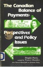 THE CANADIAN BALANCE OF PAYMENTS  PERSPECTIVES AND POLICY ISSUES（ PDF版）