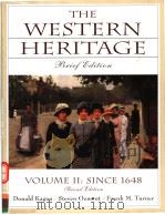 THE WESTERN HERITAGE  VOLUME 2  SINCE 1648     PDF电子版封面  0130814113   