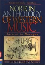 NORTON ANTHOLOGY OF WESTERN MUSIC  VOLUME 1     PDF电子版封面  0393969061   