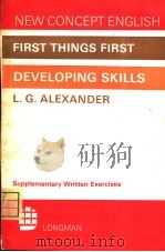 NEW CONCEPT ENGLISH  FIRST THINGS FIRST     PDF电子版封面     