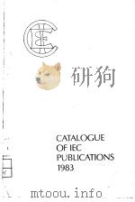CATALOGUE OF IEC PUBLICATION 1983     PDF电子版封面     