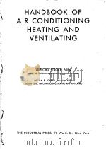 HANDBOOK OF AIR CONDITIONING HEATING AND VENTILATING（ PDF版）