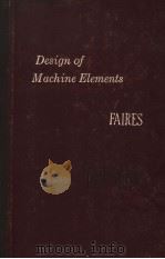 DESIGN OF MACHINE ELEMENTS  THIRD EDITION     PDF电子版封面     