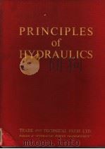 PRINCIPLES OF HYDRAULICS     PDF电子版封面     